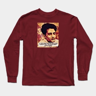 Charu Majumdar Naxalite Revolutionary Quote Red Long Sleeve T-Shirt